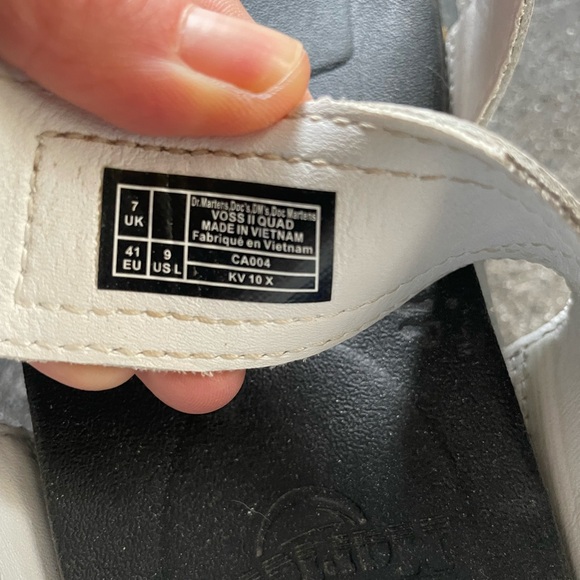 Dr. Martens Black and White Chunky Platform Sandals - Picture 5 of 5